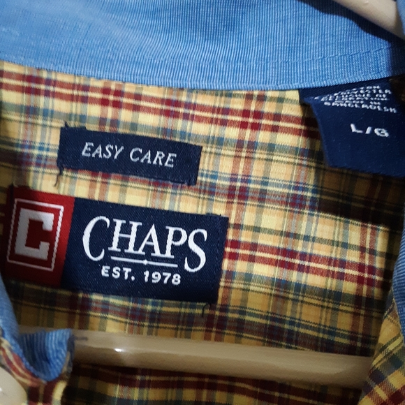 Chaps mens button down shirt. NWOT Sz L - Picture 2 of 4